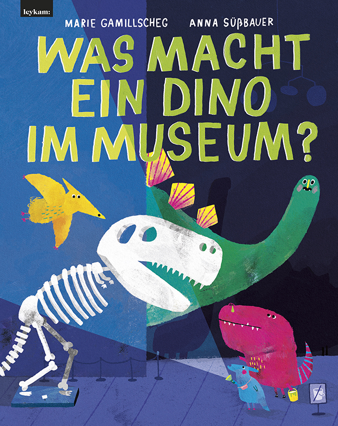 Buchcover: Was macht ein Dino im Museum?